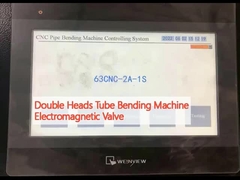 Μηχανή κάμψης σωλήνων διπλής κεφαλής Ηλεκτρομαγνητική βαλβίδα